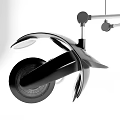 Modern Industrial Equipment With Suspended Adjustable Arm And Multiple Lighting Heads