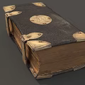 Ancient Books Retro Books Books Magic Books Code Ancient Scrolls Magic Books Ancient Books Old Books Antique Books Super Realistic High Precision Film and Television Level 3d model
