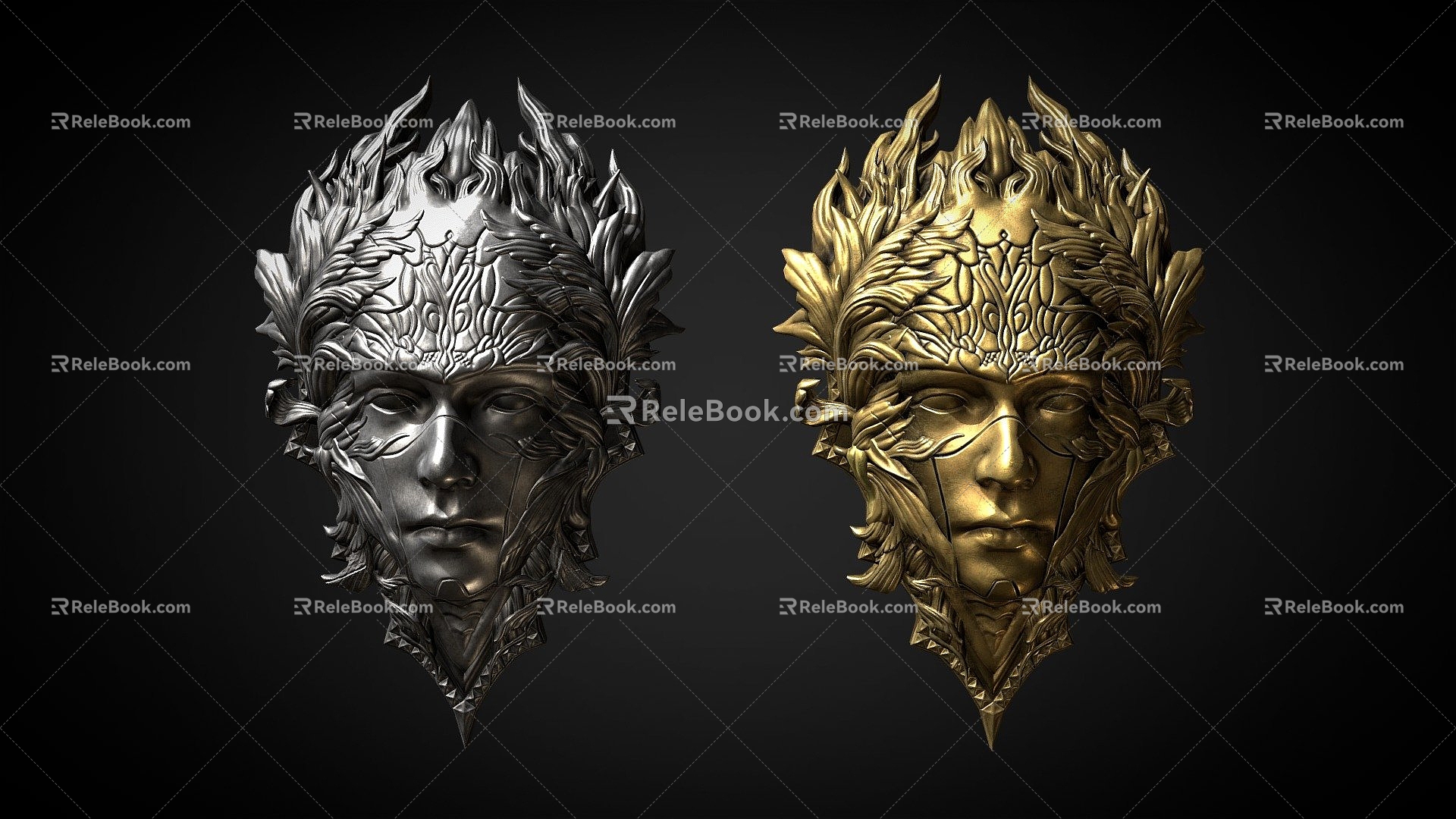 Mask of God. 3d model