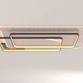 Modern Contemporary Ceiling Light With Rectangular Shape Dotted Pattern And Soft Illumination