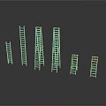Different Sizes Wooden Ladders For Home Daily Use And Storage Needs