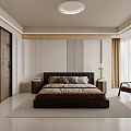 Modern Living and Dining Room Interior Design With Beige Sofa Coffee Table And Large Window