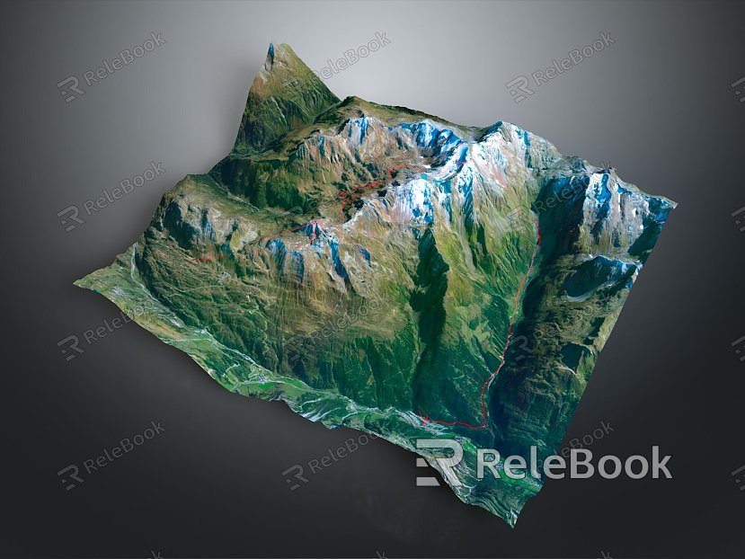 Geography, topography, mountain shape, ridge, ridge, valley, mountain range, canyon, geomorphology, mountain peak, mountain body model