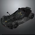 Open Top Two Seat High Performance Car With Carbon Fiber Body And Sleek Design