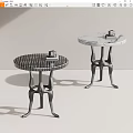 Modern round several sides several 3d model