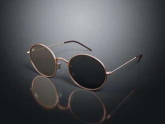 Modern glasses sunglasses 3d model