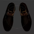 Classic Brown Leather Lace Up Boots With Stylish Design For Casual Wear