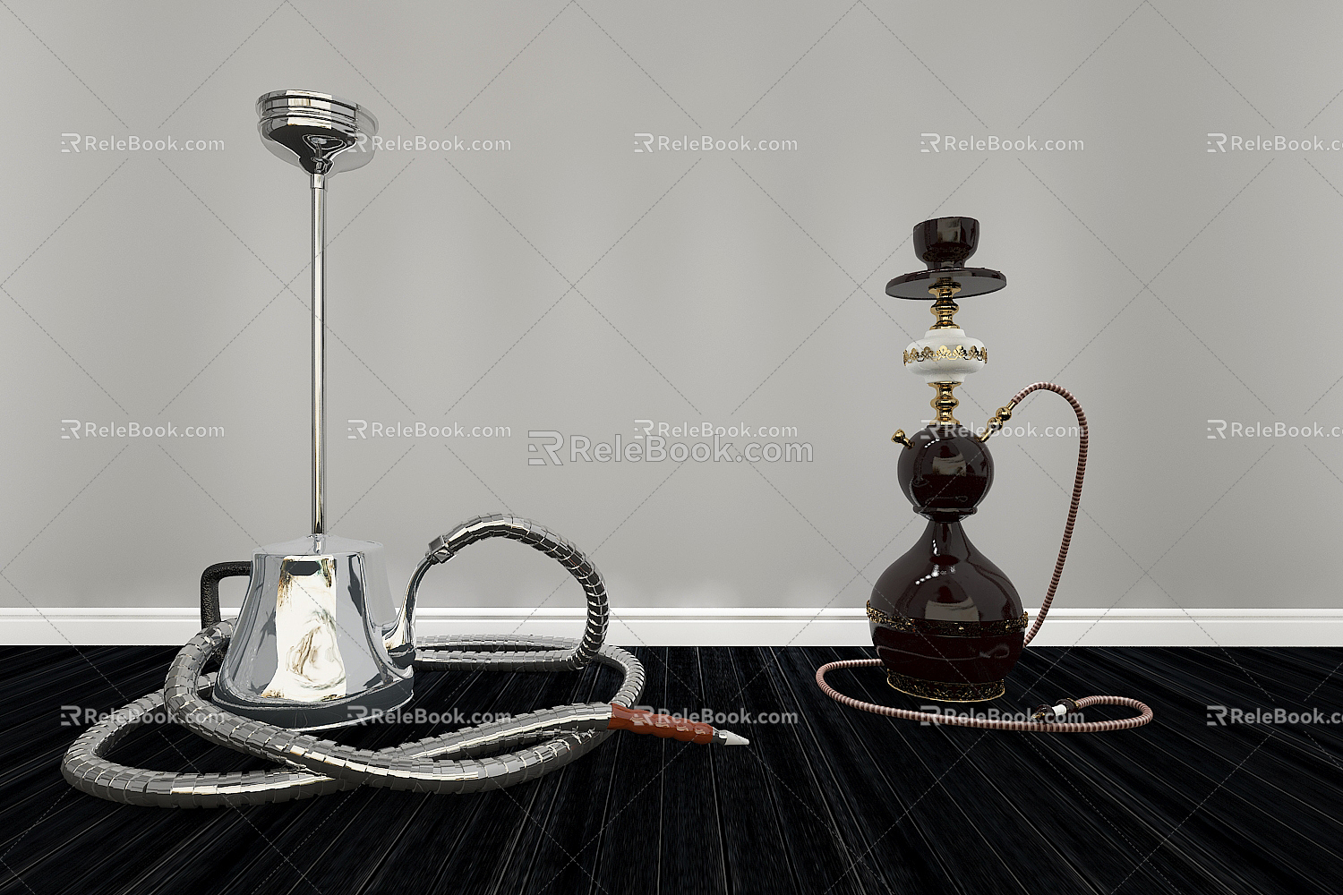 Jane Ou hookah 3d model