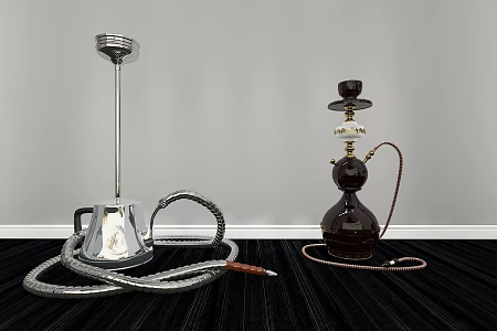 Jane Ou hookah 3d model