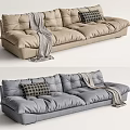 Modern Baxter Multiplayer Sofa 3d model