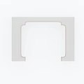 Elegant Modern Door Arch Design With White Frame And Decorative Details