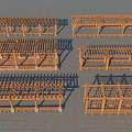 Wooden Pergolas With Various Designs For Outdoor Garden And Patio Structures