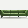 Nordic Three-Seat Sofa Multiplayer Sofa 3d model