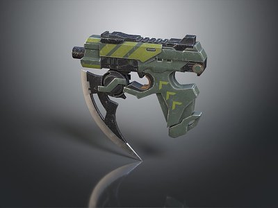 Modern Sci-Fi Gun Sci-Firearms Sci-Fi Game Gun Games Firearms Game Gun 3d model