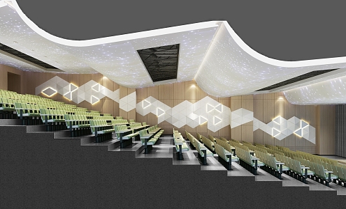 Report Hall Performing Arts Hall 3d model