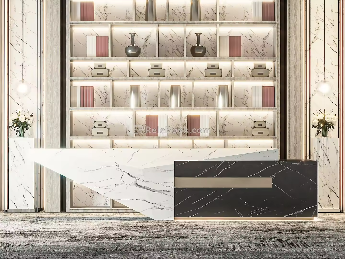 Front Desk 3d model