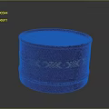 Box Iron Box Food Box Biscuit Box Small Box Container 3d model