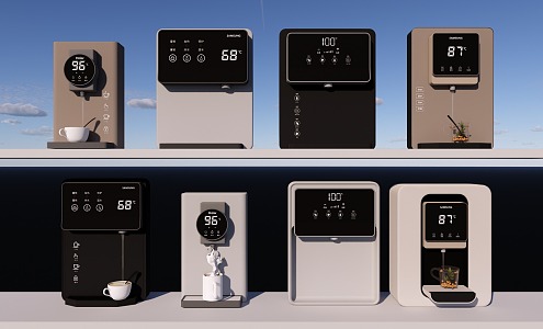 Water purifier water dispenser 3d model