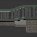 Modern Residential Building With Red Brick Exterior Solar Panels On Roof And Multiple Windows