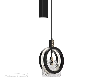 Modern Wall Lamp Design With Black Metal Frame And Transparent Glass Shade 3d model