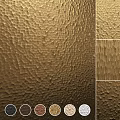 Durable High Quality Golden Textured Metal Panel With Hammered Surface For Interior Design 3d model