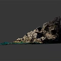 Natural Stone Rock Formation With Turquoise Water And Scenic Coastal Landscape