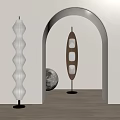 Quiet Ancient Floor Lamp 3d model