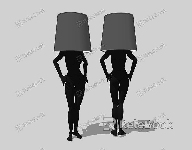 Modern special-shaped floor lamp floor lamp model