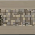 Solid wood background wall random square background wall random geometric background wall sofa background wall front desk background wall modeling background wall 3d model