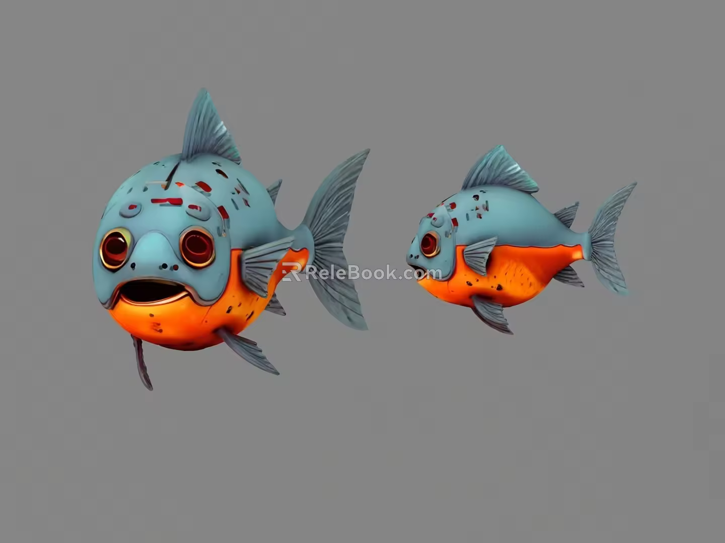 Robotic fish 3d model