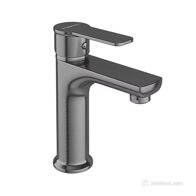 Modern Single Handle Stainless Steel Faucet with Sleek Design and Smooth Operation 3d model 