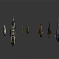 Various Marine Fish Species Arranged on Dark Reflective Surface with Realistic Details