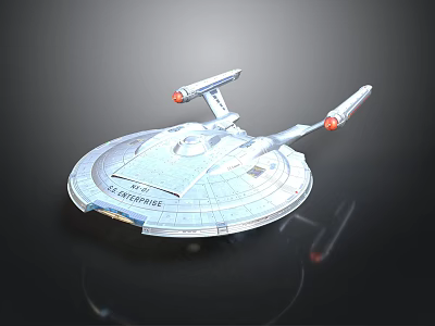 Spaceship science fiction film design future aircraft aircraft realistic 3d model