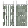 Modern partition screen partition 3d model