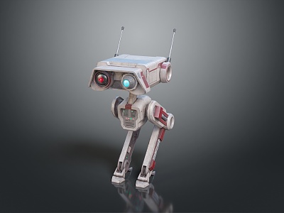 Robot Number Five Robot Sci-Fi Robot Character 3d model