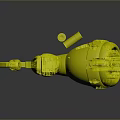 Silver Brown Black Pistol With Yellow Red Bullets And Metallic Handle Design