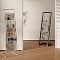 Bookshelf Newspaper shelf 3d model