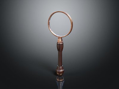 modern magnifying glass experimental equipment physical equipment chemical observation equipment 3d model