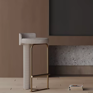 Modern Bar Chair 3d model