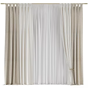 Curtains 3d model