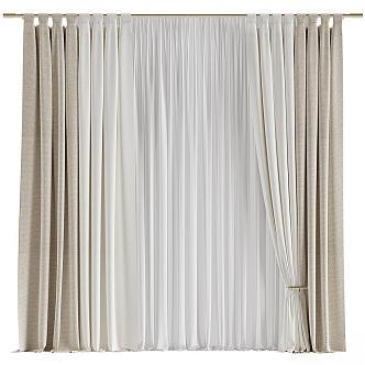 Curtains 3d model