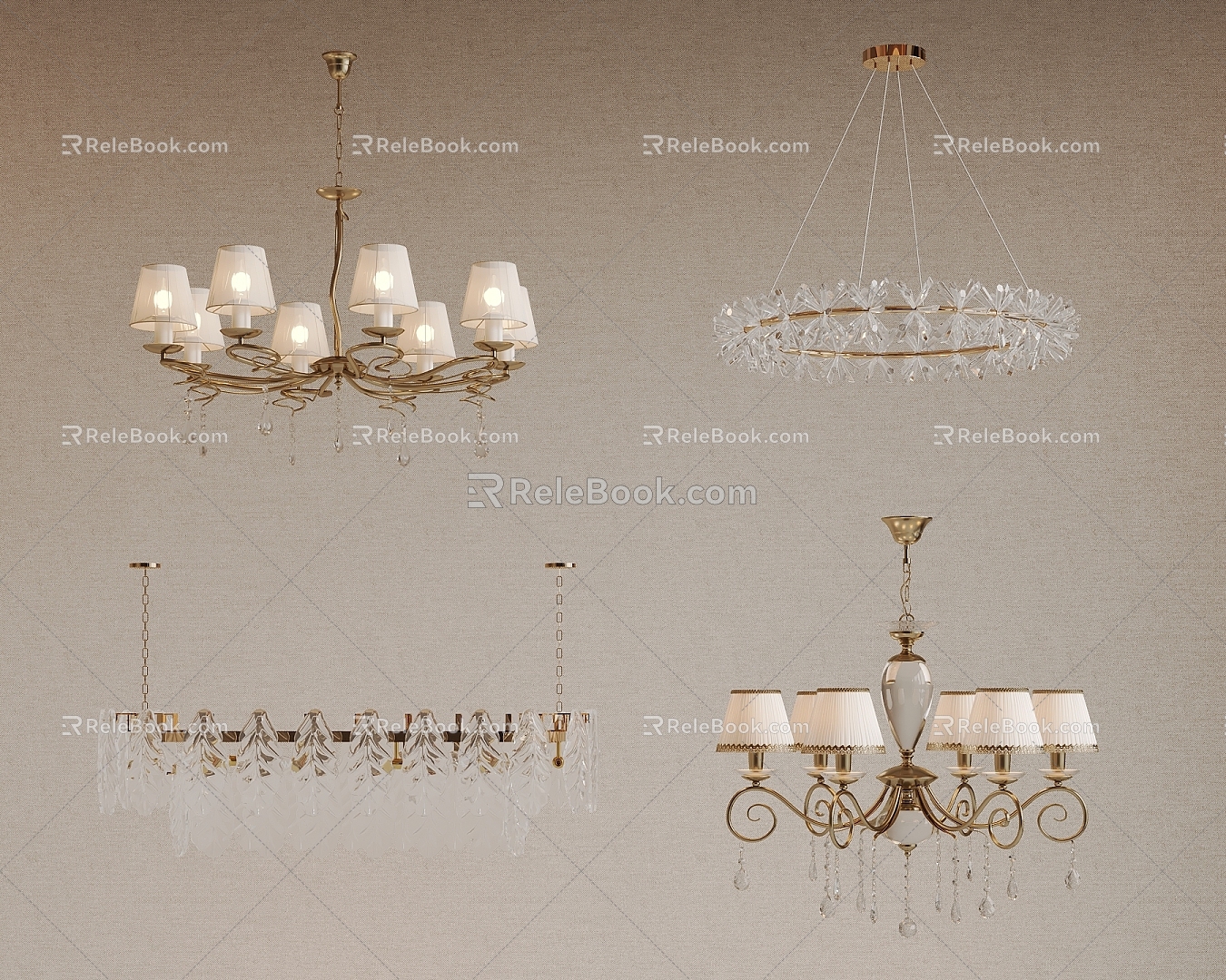 French chandelier European chandelier model