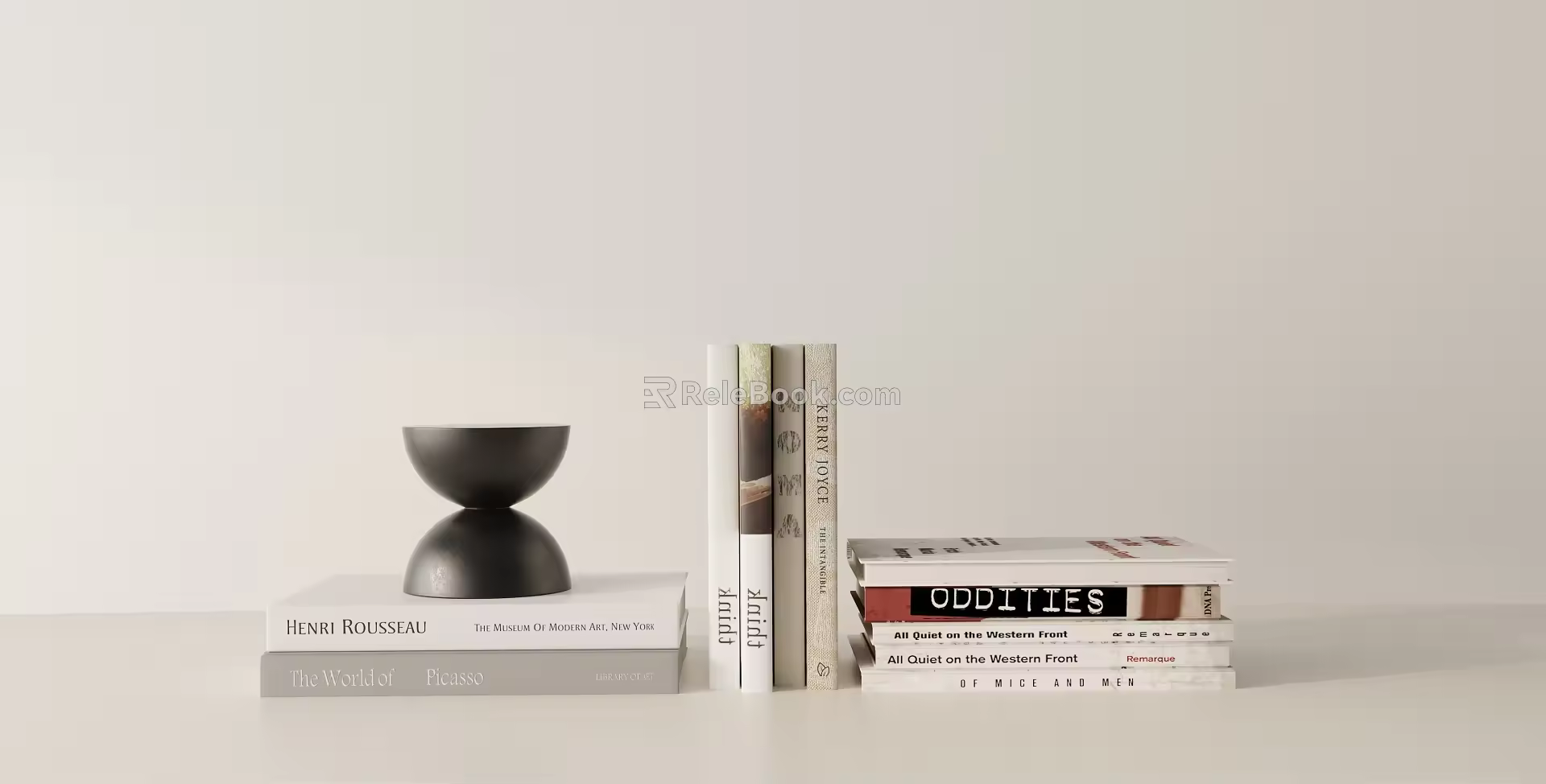 Modern ornaments combination 3d model