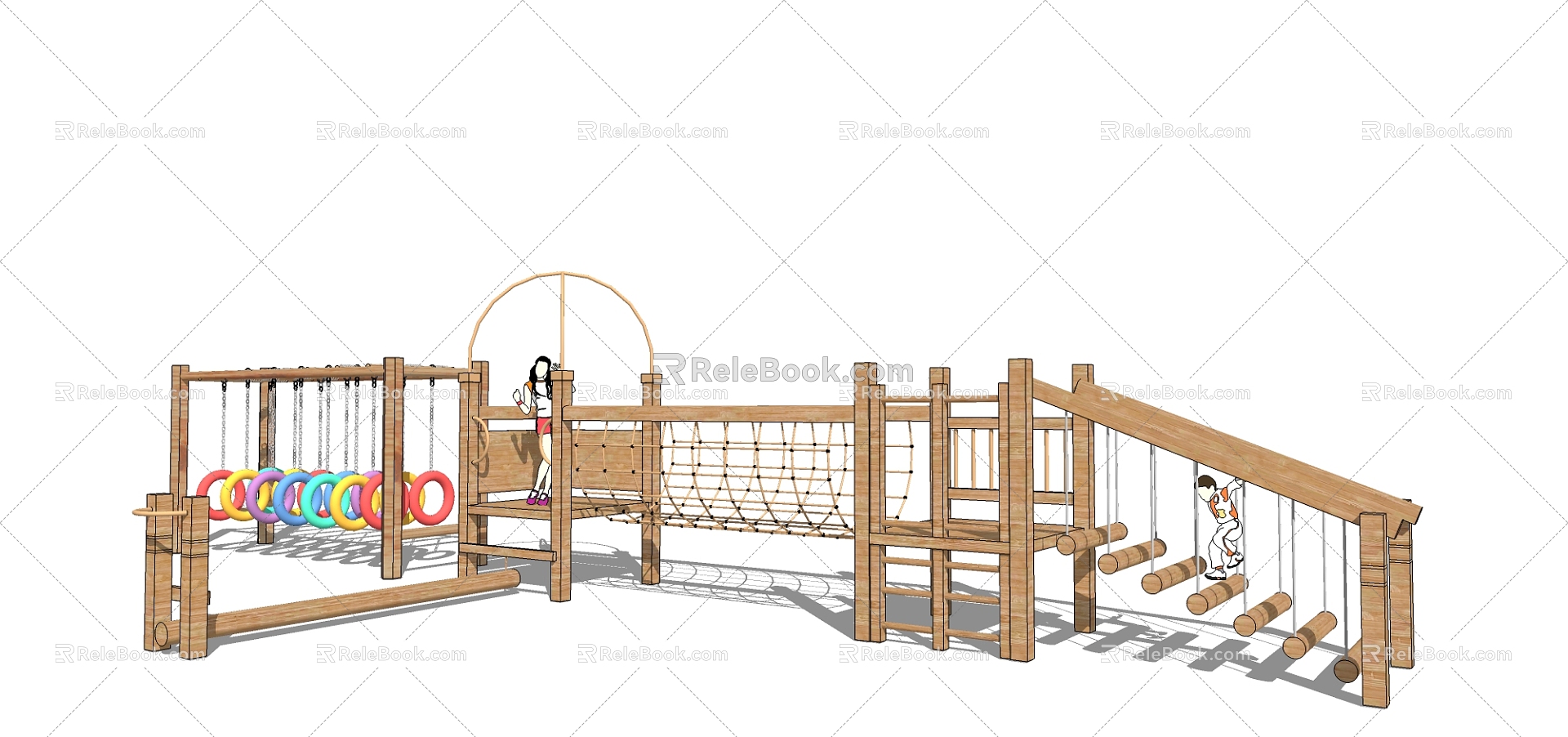 Children's equipment Modern play equipment model