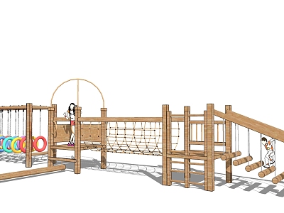 Children's equipment Modern play equipment model