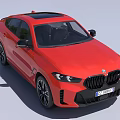 Red BMW SUV With Panoramic Sunroof And Sporty Design