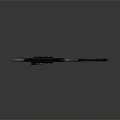 Tactical Shotgun With Metallic Finish Multiple Barrels Magazine And Grip Design