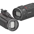 Panasonic 4K Digital Camcorders Two Portable Video Recording Devices with Lens