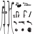 Chrome Finish Faucet Types For Modern Kitchen Bathroom And Shower Use