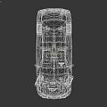 Racing Car Exterior Design With Red White Livery HETCHO Stickers Rear Spoiler And Alloy Wheels